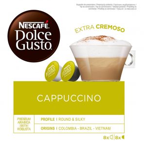 NESCAFÉ® Dolce Gusto® Cappuccino - kávové kapsle - 16 ks