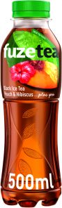 FuzeTea Black Ice Tea broskev & ibišek 500ml