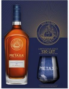 Metaxa 12 Star + sklo 70cl