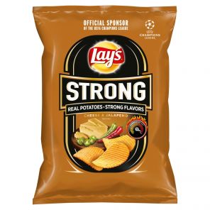 Lays Strong Cheese & Jalapeno, 14x65g