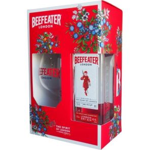Beefeater 37.5% 0,7l + sklenice